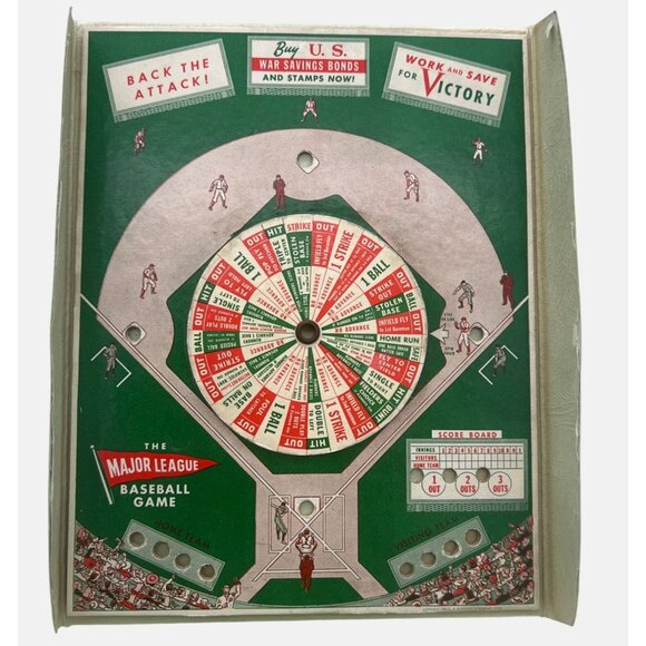 1943 G.H. Anderson The Major League Baseball Game Cincinnati Ohio WWII War Bonds - Picture 2 of 9